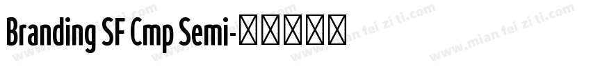 Branding SF Cmp Semi字体转换